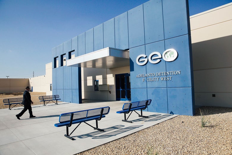 The Adelanto Detention Facility in California.